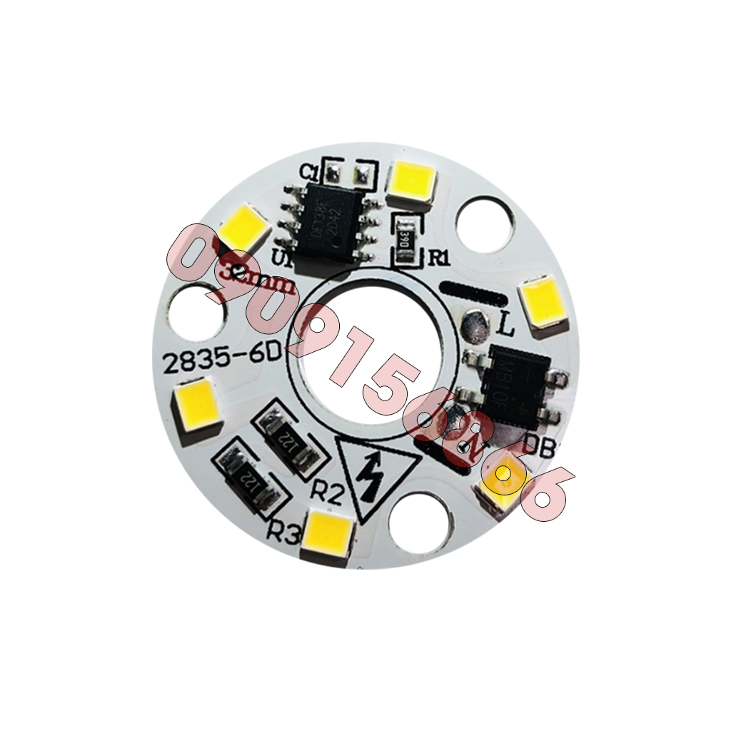 Đèn Led vỉ tròn 220v 3w 5w 7w 12w 15w 18w 40w 80w - 4