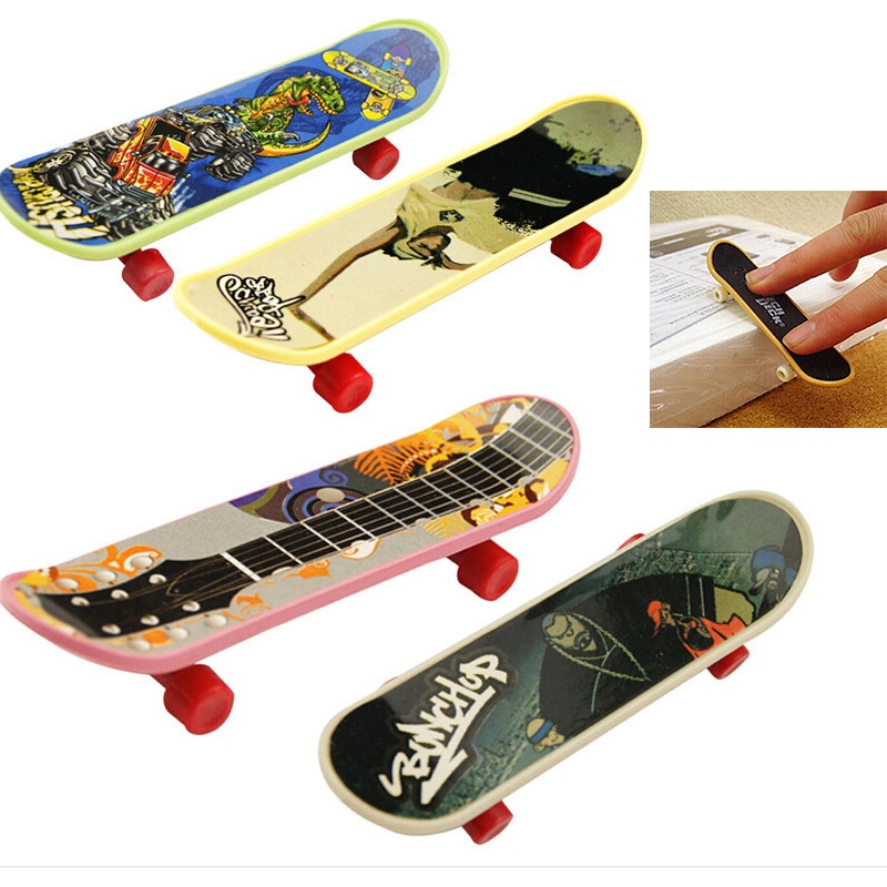 GH5VGvUg 1x Mini finger board Skateboard mới lạ trẻ em trai cô gái Đồ chơi