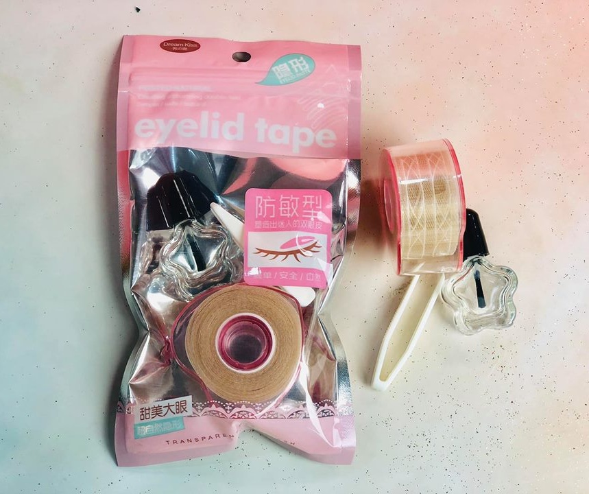 Set 600 Miếng Dán Kích Mí Lưới (Kèm Keo Và Nhíp)