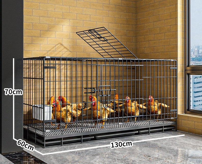  Chuồng 1M5 Dành Cho Chó Lớn Lồng Thú Sơn Tĩnh Điện Gấp Gọn 150x60x70cm Có Thể Nuôi Chó Gà Thỏ tiện dụng 