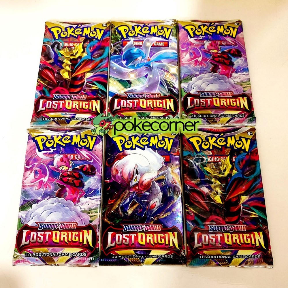 06 pack lẻ thẻ bài pokemon tcg lost origin sword shield ss11 chính hãng mới 100% giratina - shop pokecorner !!!!