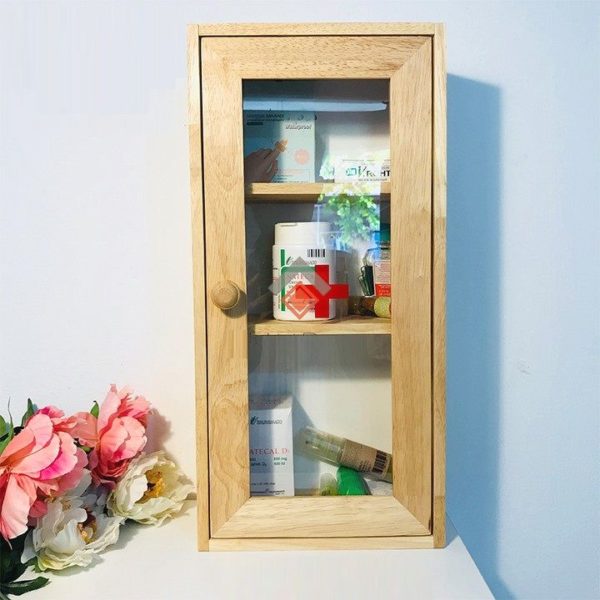 [Tủ Thuốc MiNi] TỦ Y TẾ GIA ĐÌNH. LÀM BẰNG VẬT LIỆU GỖ, 1 CÁNH CỬA. THIẾT BỊ QUAN TRỌNG TRONG GIA ĐÌNH BẠN. CẦN THIẾT CHO MỌI NHÀ
