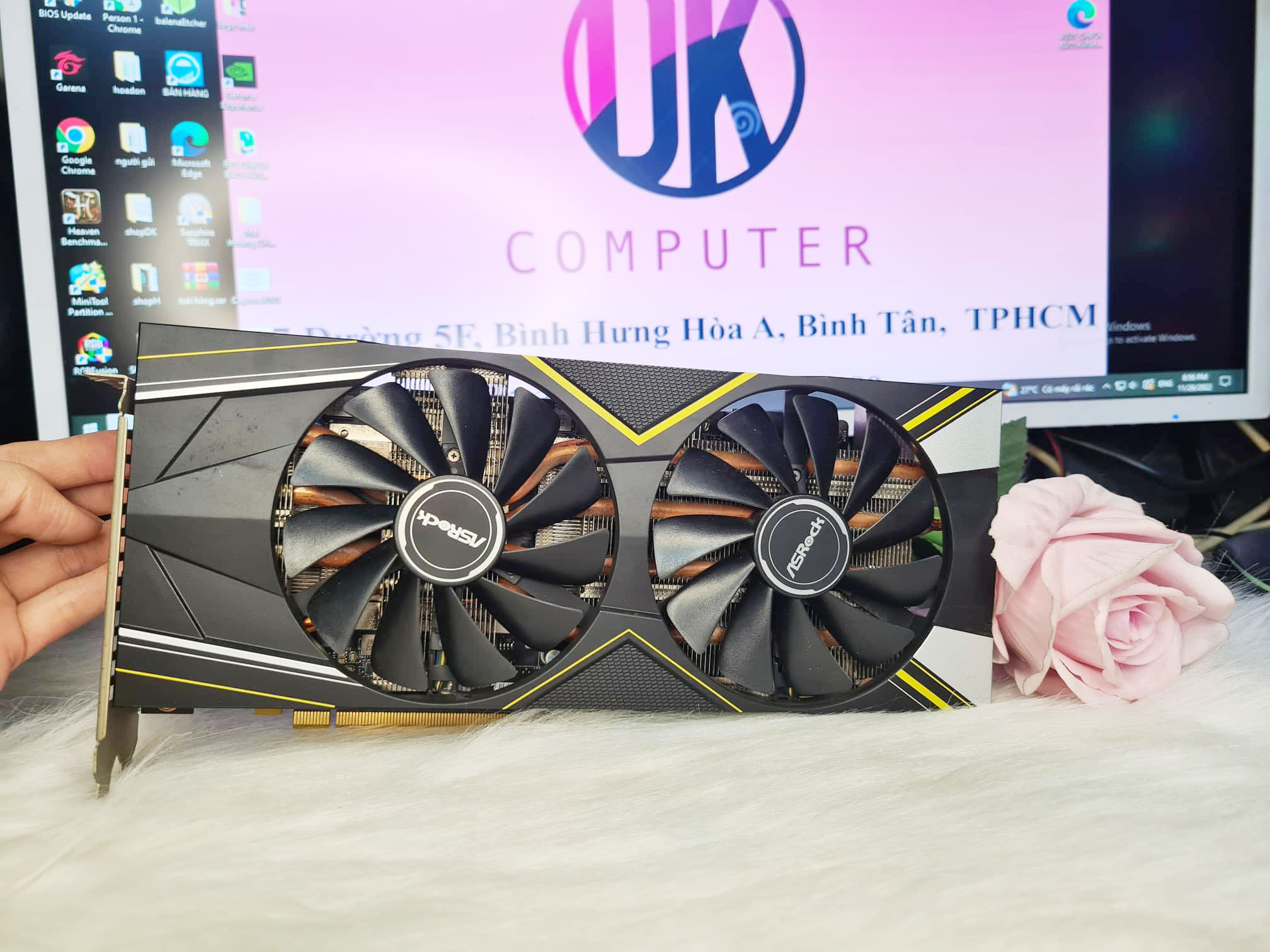 Graphic card_vga asrock radeon rx 5700 xt challenger d 8g oc