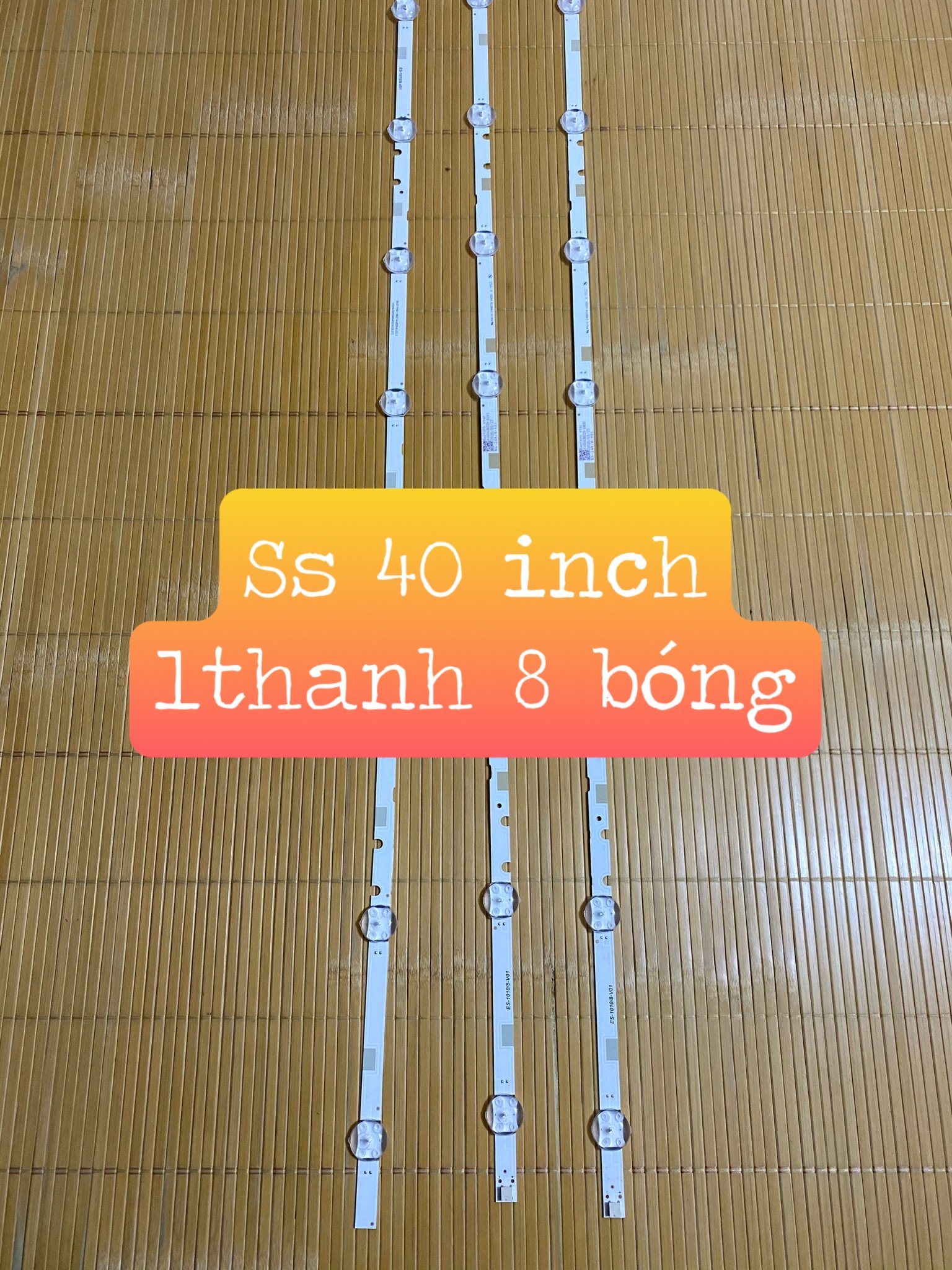 thanh led tivi samsung 40inch giá bán 1 thanh 8 bóng