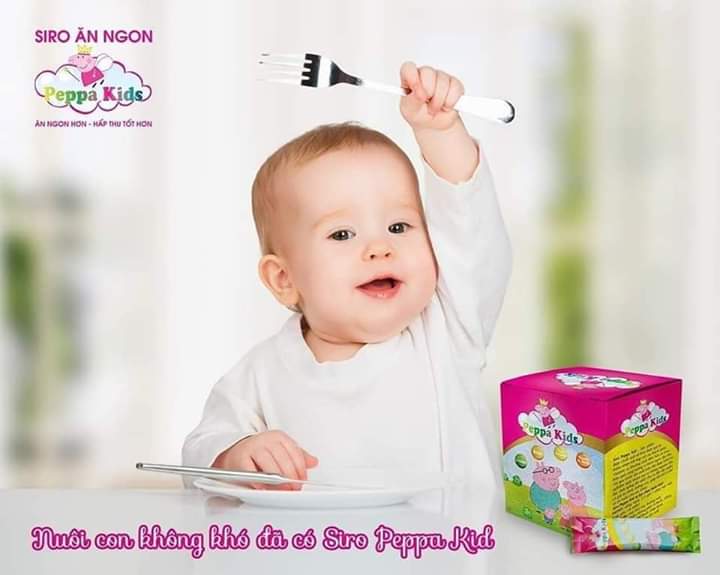 Siro peppa kids bé ăn ngủ ngon - hêt táo bón