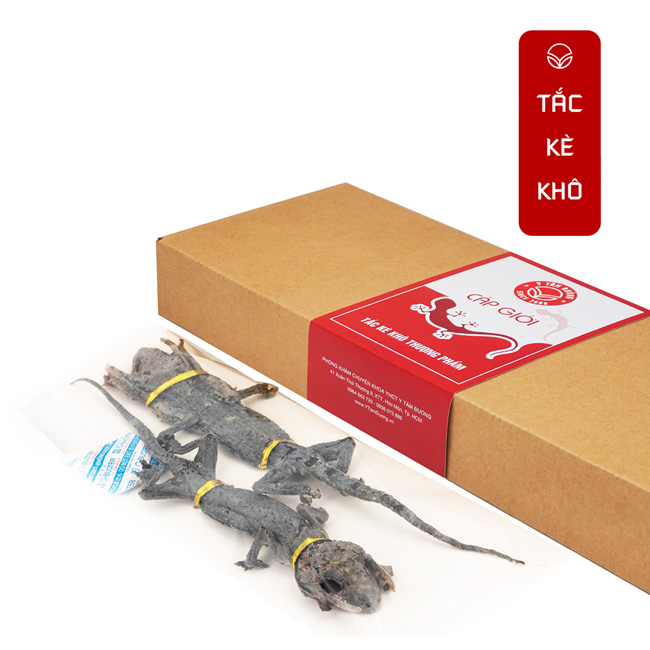 Tắc kè khô thượng phẩm - 1cặp gồm 2con