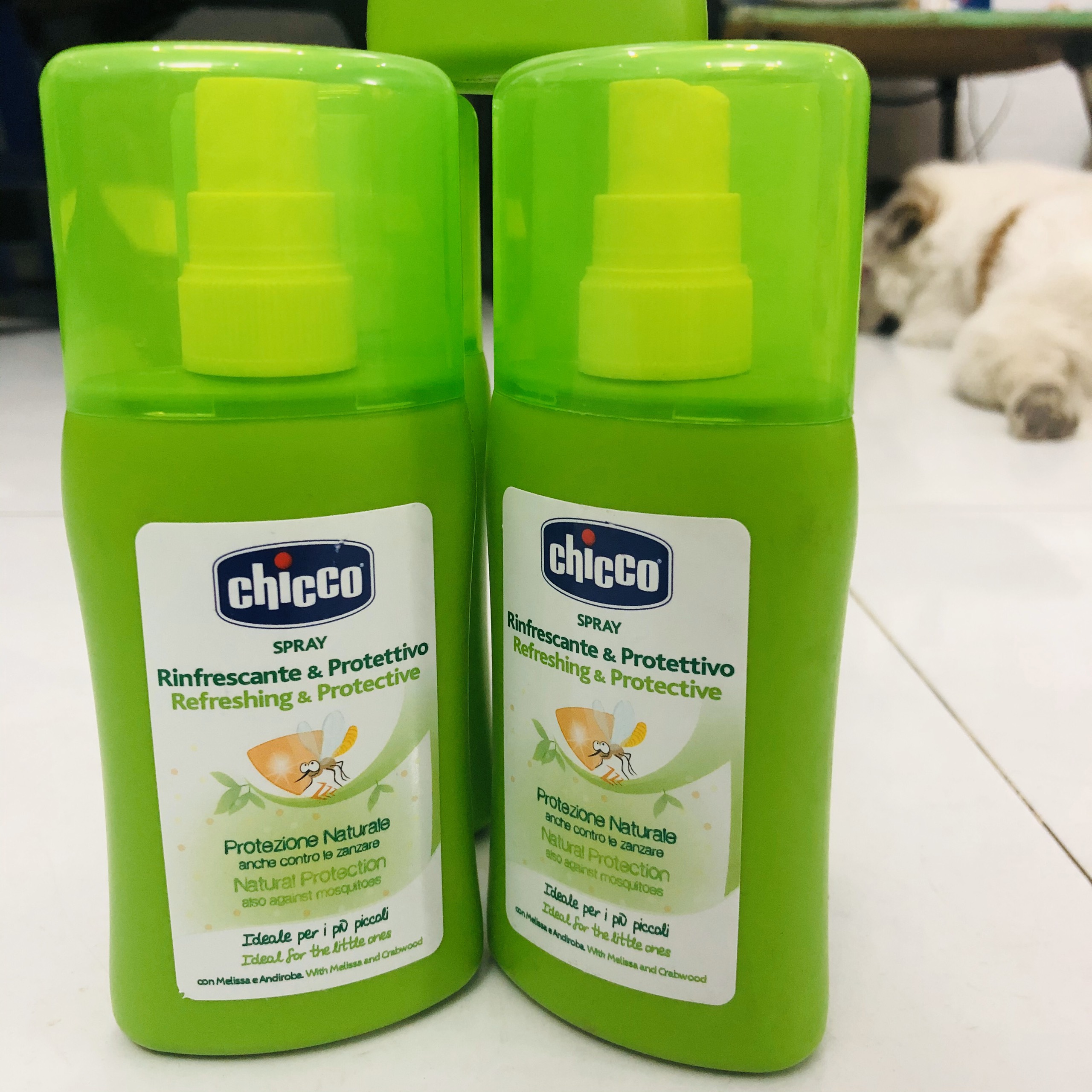 Xịt chống muỗi Chicco extra 100ml date 2025