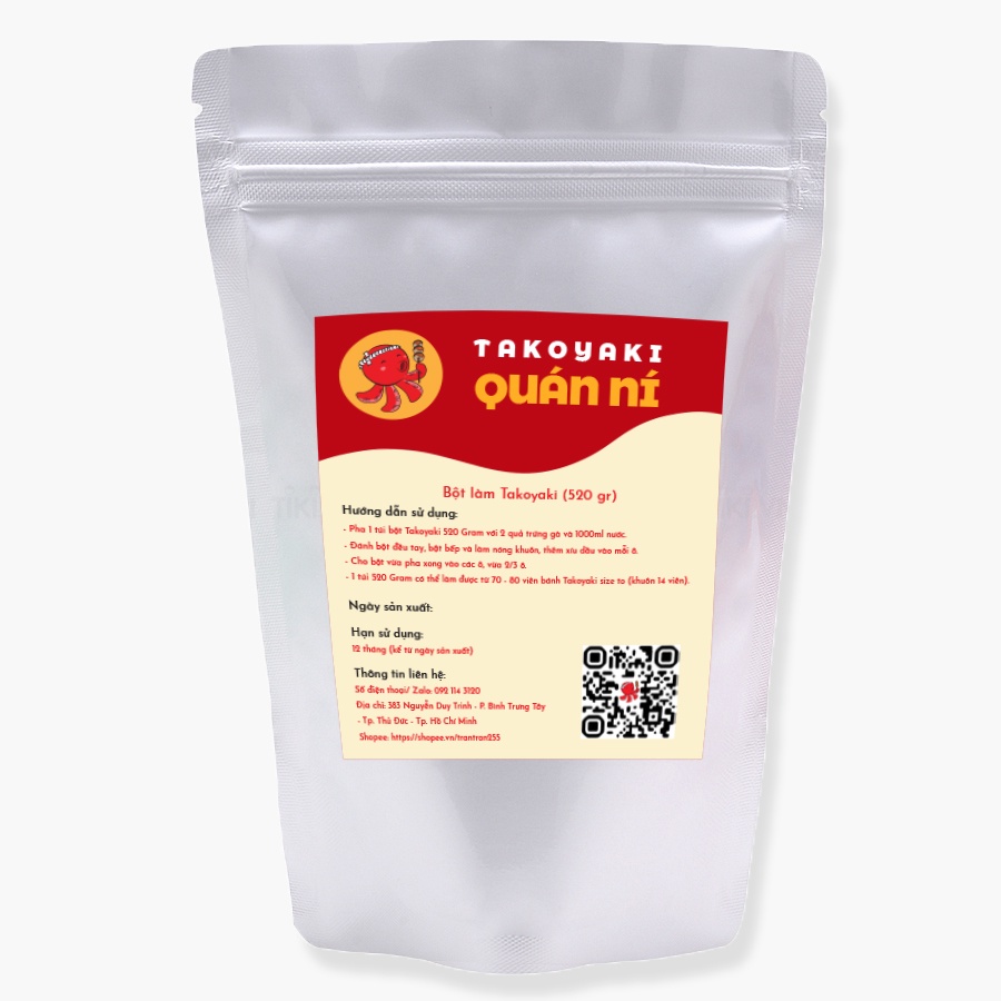 Bột Takoyaki Bánh Bạch Tuộc 1Kg