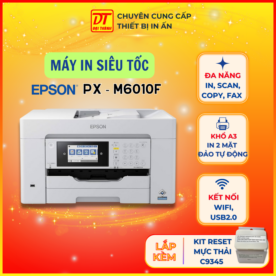 Máy In Siêu Tốc Đa Năng Epson PX-M6010F (Gắn Kèm Kit Reset Mực Thải)