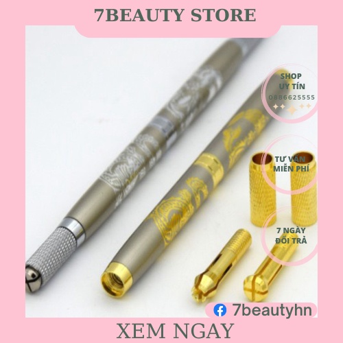 Cán lăn tạo hạt và điêu khắc lông mày 2in1