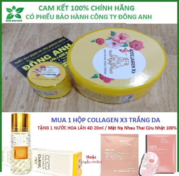 Combo Kem body collagen x3 và siêu kích trắng collagen x3 (xịn)