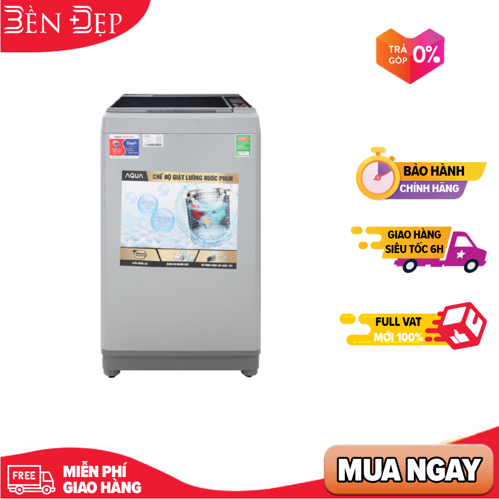 Máy giặt aqua 9 kg aqw-s90ct h2