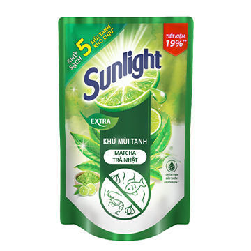 Nước rửa chén sunlight túi 750g - trà xanh 750ml