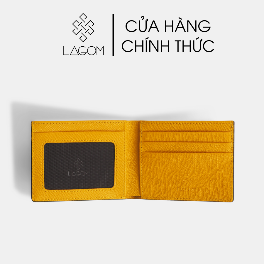 Ví nam da thật lagom slim wallet bifold