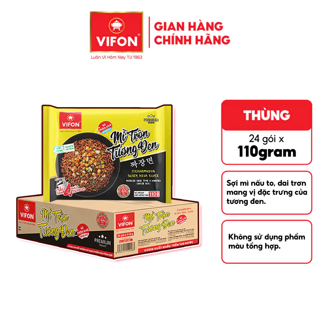 Mì Trộn tương đen VIFON 110g/ Gói