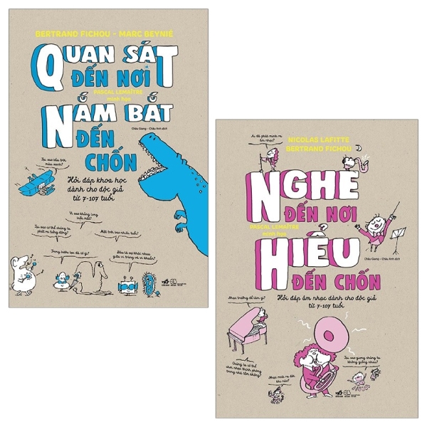 Fahasa - combo sách hay nghe đến nơi, hiểu đến chốn + quan sát đến nơi, nắm bắt đến chốn