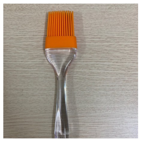 Rapido Chổi Quét Dầu Silicon Rapido 22,5 x4,7 cm- cán nhựa trong