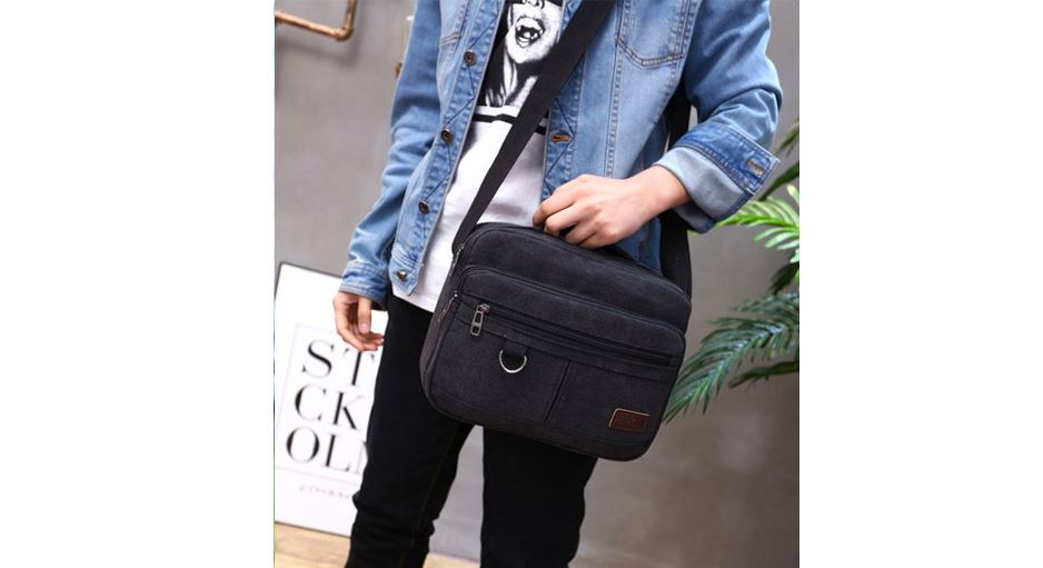 Túi xách vải bố nam nữ chất vải cao cấp bền bỉ tú đeo nam túi đeo chéo nam nữ túi túi vải bố túi đeo