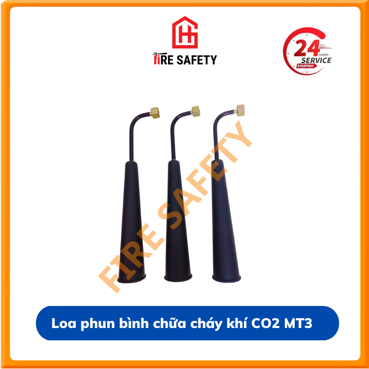Loa phun bình chữa cháy khí CO2 MT3, vòi phun khí chữa cháy MT3