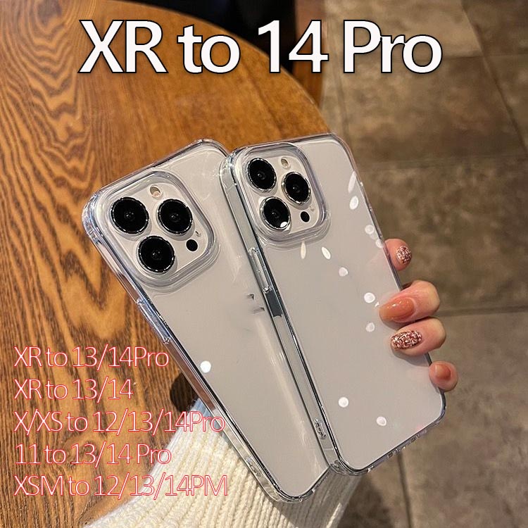 Trường hợp điện thoại cho xr để 14 pro, xr cơ thể 13 pro vỏ bảo vệ máy ảnh lớn, xr cơ thể 14 pro bìa trường hợp, cho diy xr để 13 14 pro bảo vệ trường hợp