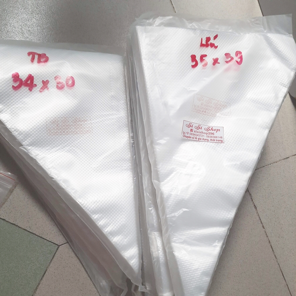 Túi bắt bông kem 100 cái