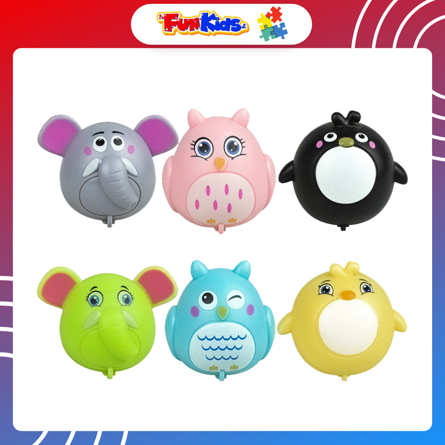 (1 Con) Đồ chơi trẻ em con vật chạy đà siêu dễ thương chất liệu nhựa ABS cao cấp cho bé từ 6 tháng tuổi trở lên vui chơi thư giãn