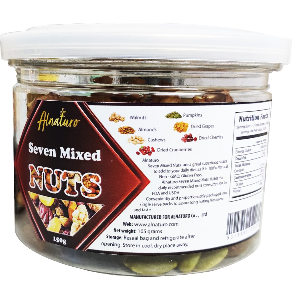 Hộp mix 7 nuts hộp 150g
