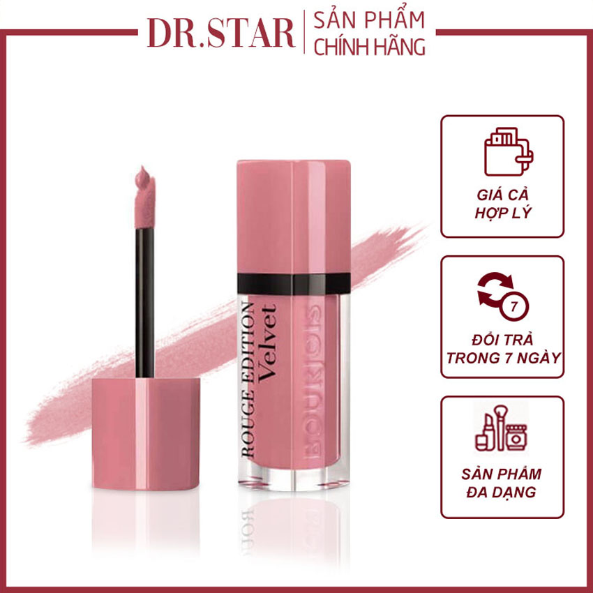 Son ROUGE EDITION Velvet No 10 Dr.Star, Nhập Khẩu Chính Ngạch Châu Âu ,Chất Son Đậm, Lâu Trôi, Che Đi Những Khuyết Điểm Cho Bờ Môi, Giúp Bờ Môi Tươi Tắn Và Khỏe Mạnh 6.7ml