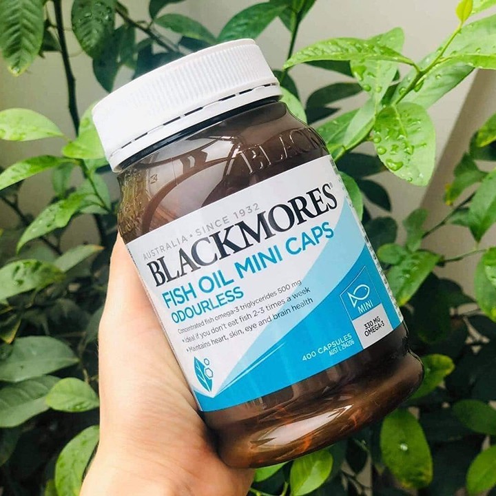 Dầu cá Blackmores Odourless Fish Oil 500mg 400 viên mẫu mới nhất