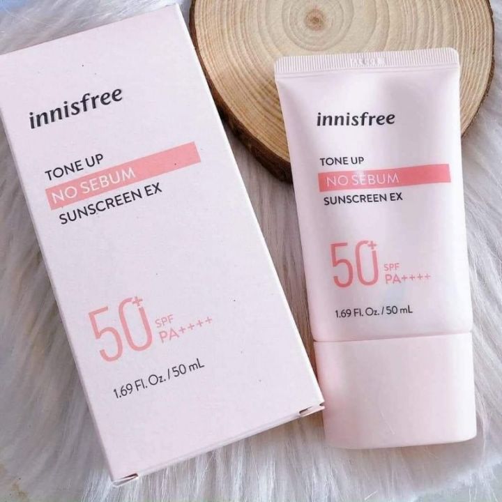 Kem Chống Nắng Innisfree SPF 50+ 50ml HỒNG Sáng da , Chống lão hóa , Mờ Thâm , Kiềm dầu - Sisaigon - 5