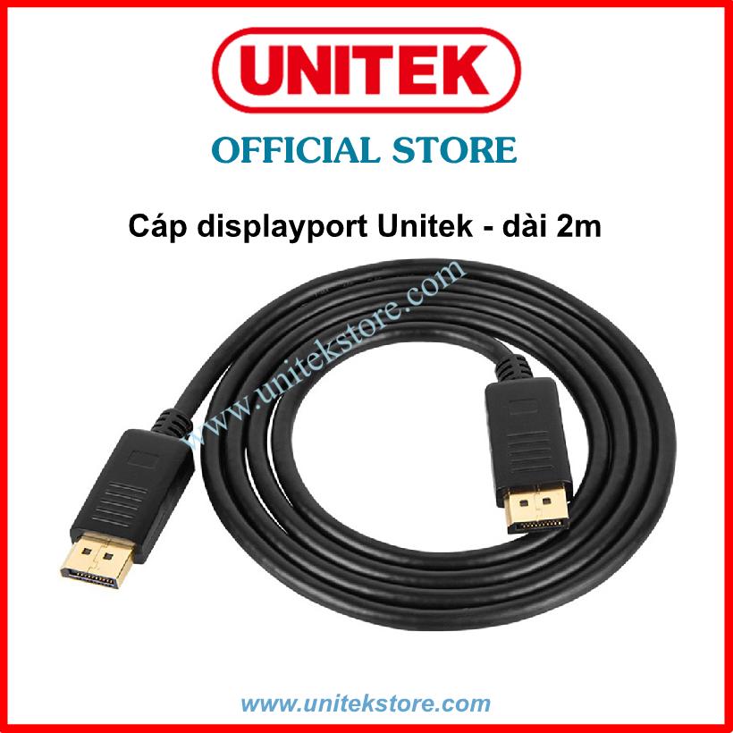 Cáp displayport 4k - dài 2m unitek