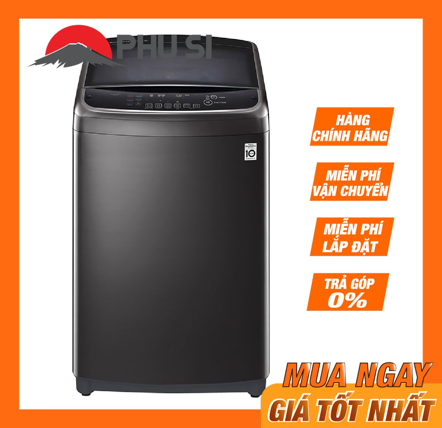 ✅máy giặt lg inverter 13 kg th2113ssak