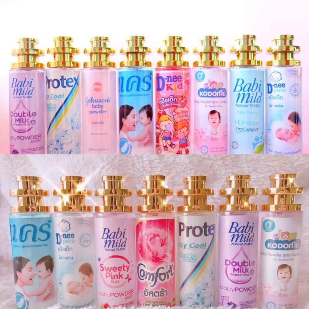 Nước hoa em bé baby 35ml thái lan hương phấn dịu nhẹ , ngọt ngào , lưu hương cả ngày, nhiều mùi