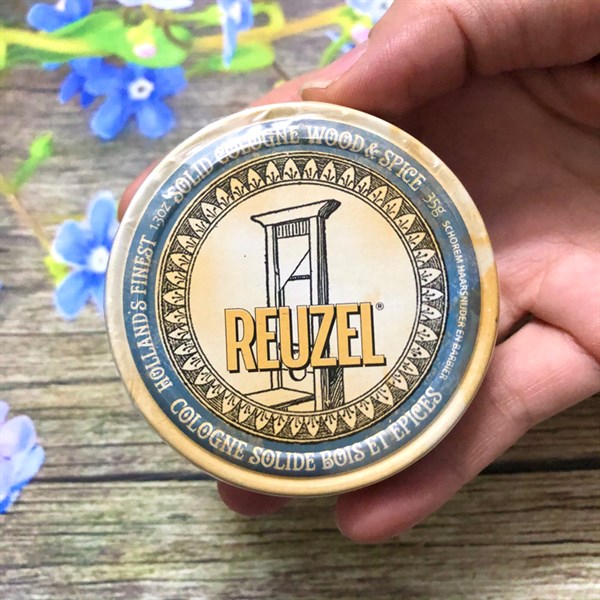 Sáp thơm cơ thể Reuzel Solid Cologne Wood Spice 35g