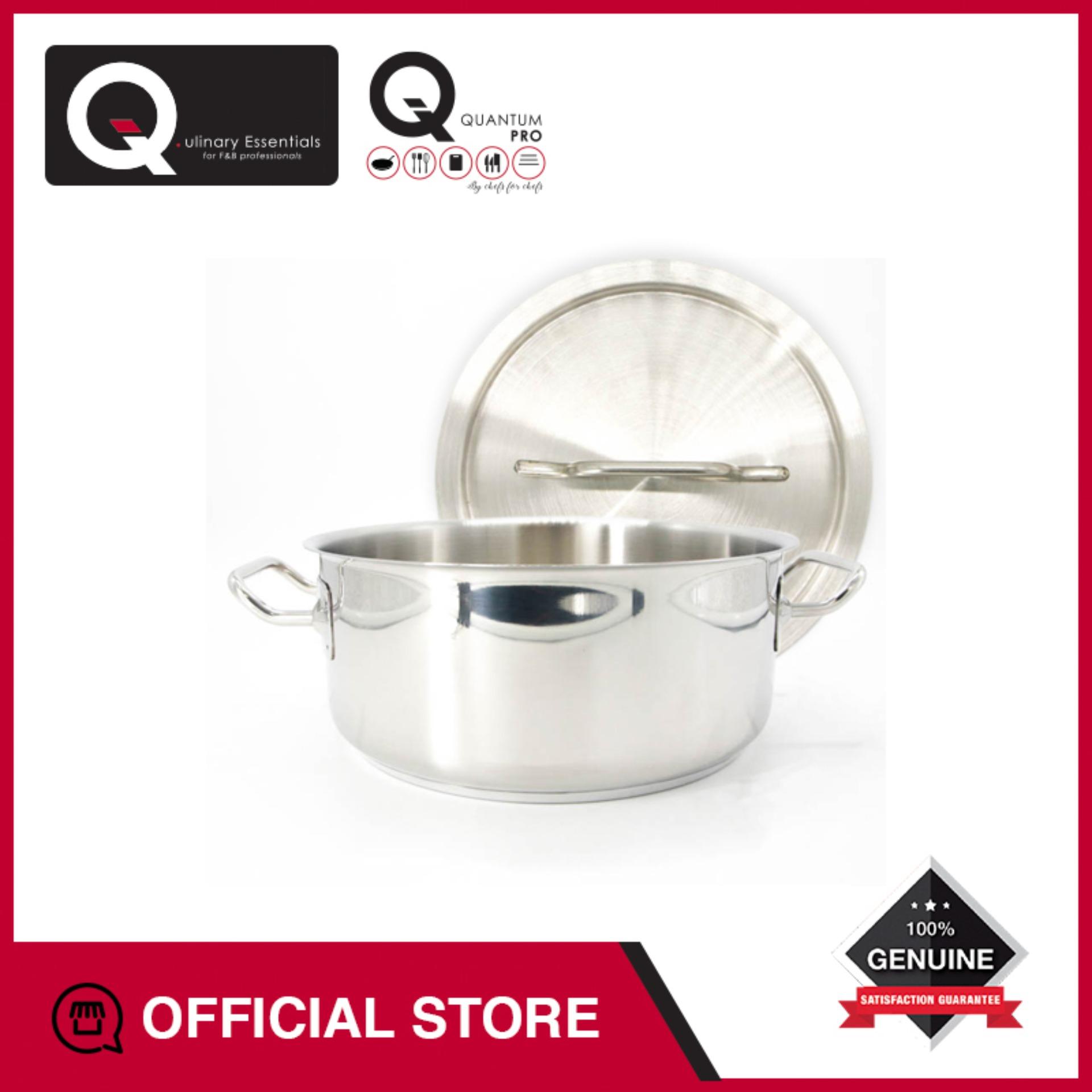 Nồi casserole inox quantum-pro 7.5l đường kính 28cm kèm nắp