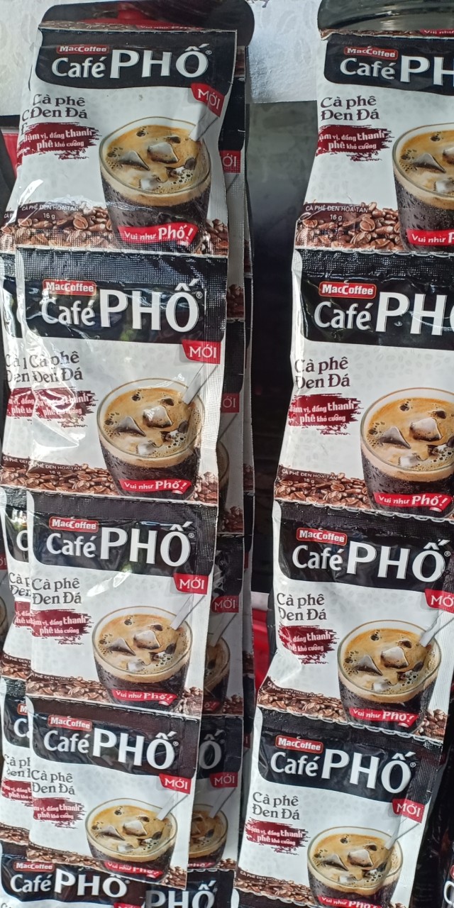 Cà phê phố đen đá