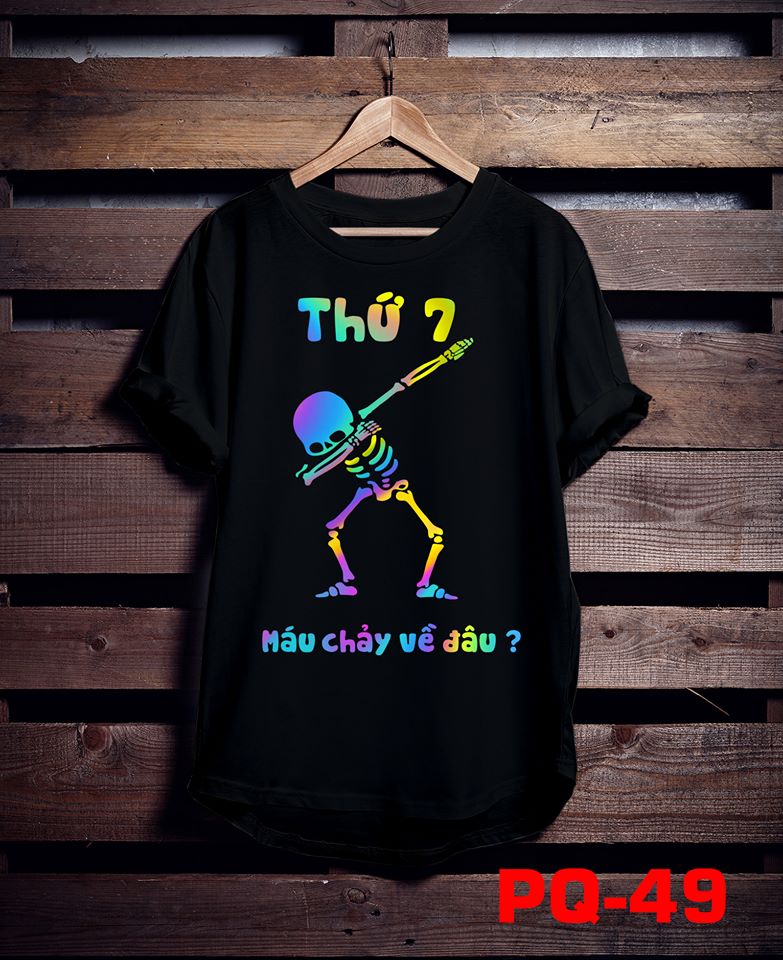 Áo phông phản quang bảy màu Thứ 7 máu chảy về đâu, sét bộ quần áo nam nữ, sét bộ mặc ở nhà, sét áo quần ống rộng, sét áo thun quần kaki, sét quần đùi V, áo đôi nam nữ đẹp - LEEDA