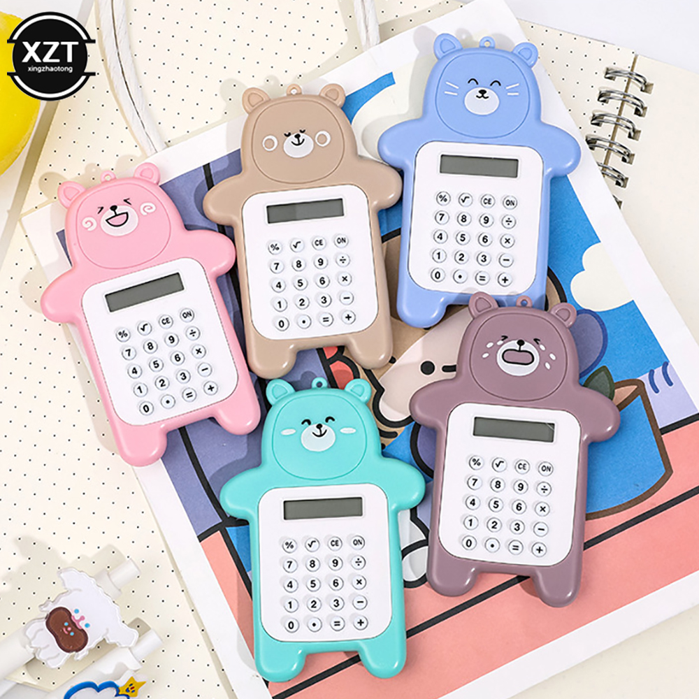 Mini phim hoạt hình máy tính bỏ túi kích thước 8 chữ số hiển thị xách tay