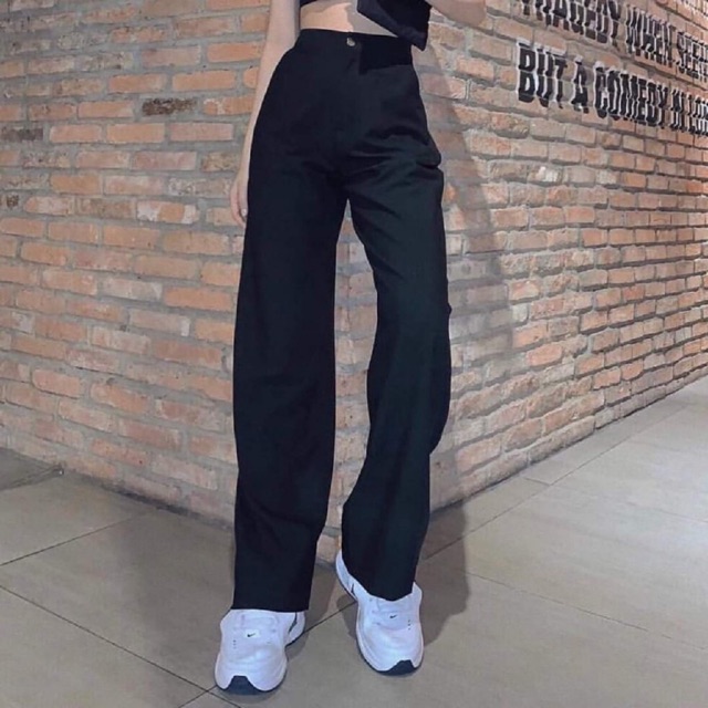 Quần culottes suông 100cm ulzzang siêu hot