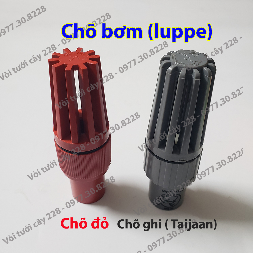 Chõ luppe rọ giếng rọ máy bơm 21 27 34 42 48. Chõ đỏ, lúp bê ngựa Taijaan có lò xo chất lượng cao