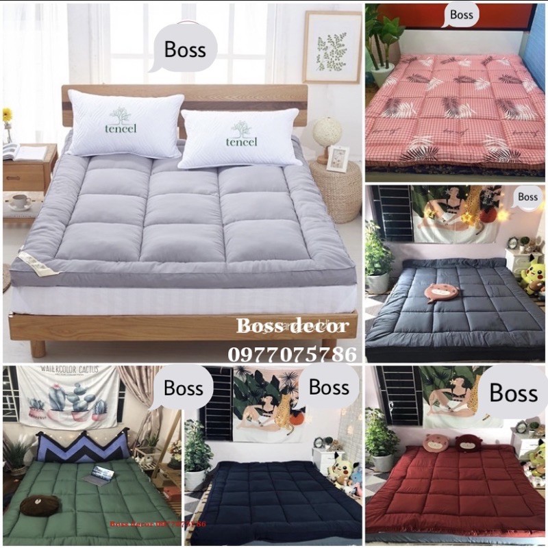 Nệm Topper Tấm làm mềm đệm Cotton Hàn quốc mới 2020