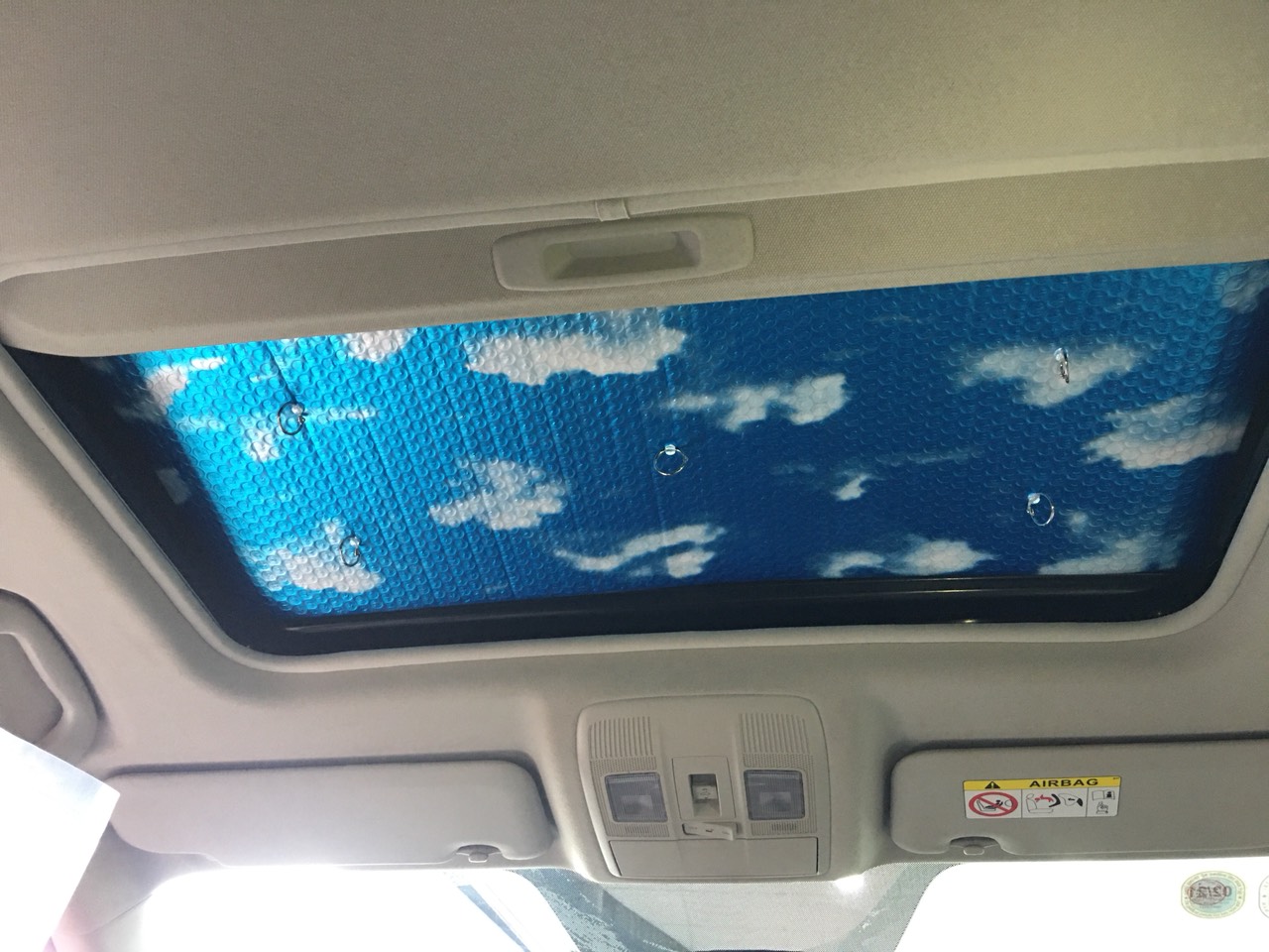 MAZDA CX5[2016-2017] : Tấm cách nhiệt cửa sổ trời 4 lớp -AUTO6- [CAM KẾT CHỐNG NÓNG HIỆU QUẢ]