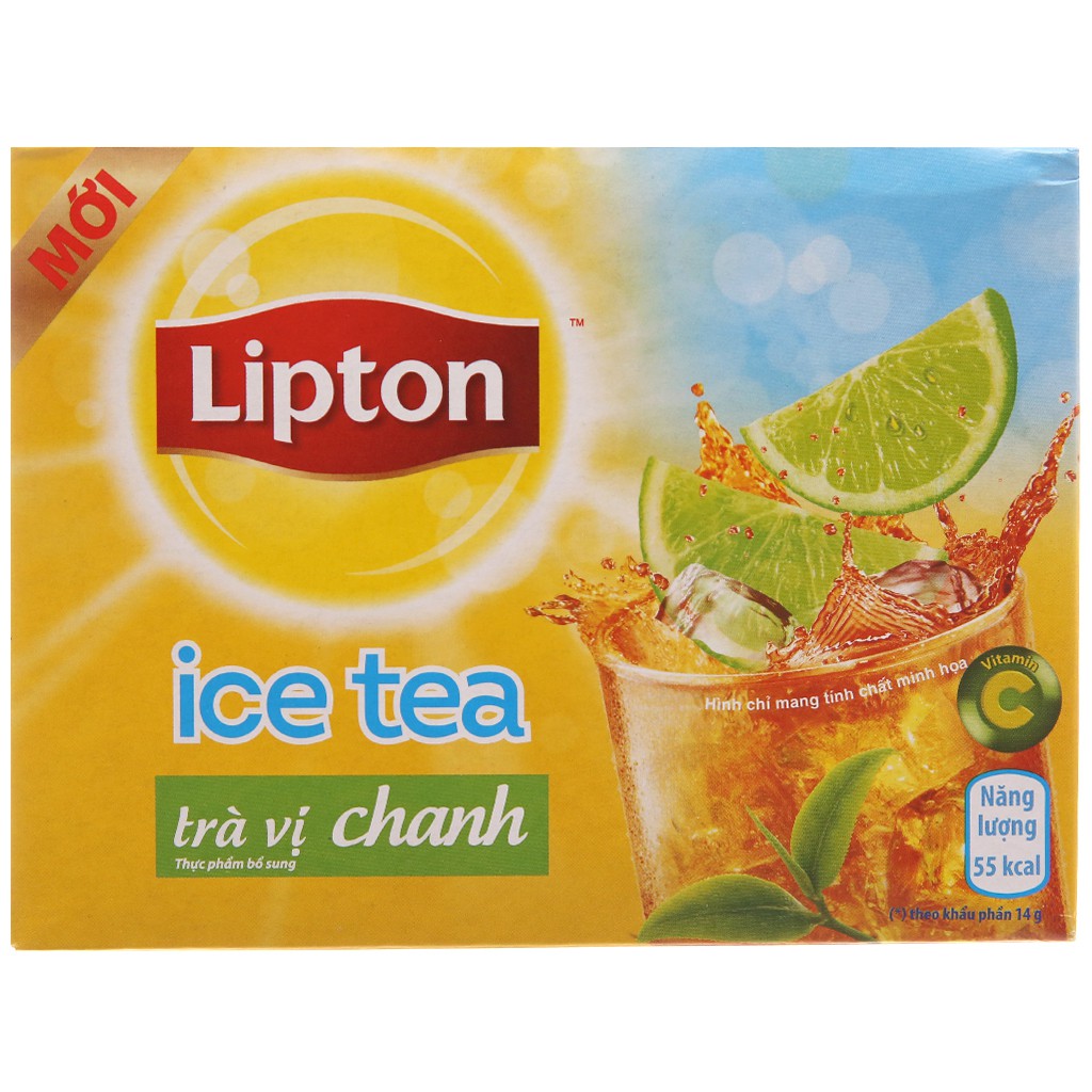 Trà chanh lipton ice tea hộp 224g