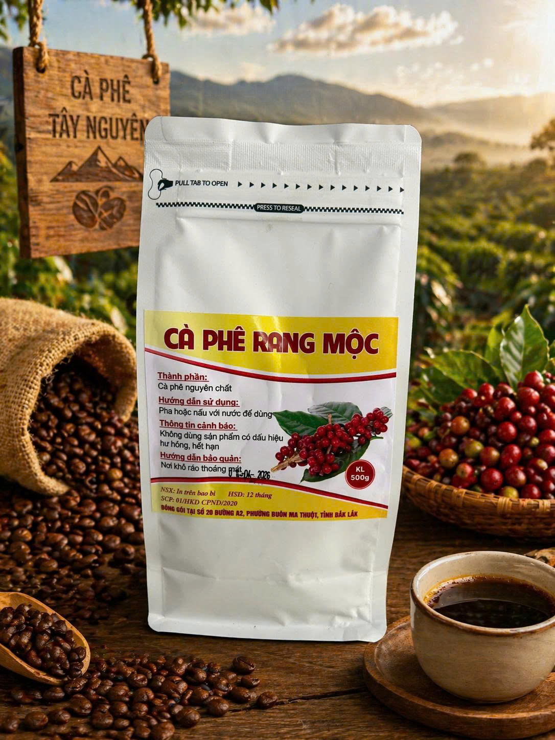 CÀ PHÊ ROBUSTA NGUYÊN CHẤT – ĐẶC SẢN TÂY NGUYÊN ĐẮK LẮK