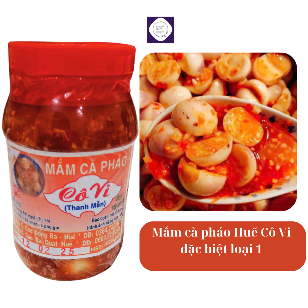 Mắm cà pháo Huế Cô Vi, đặc biệt loại một 500g