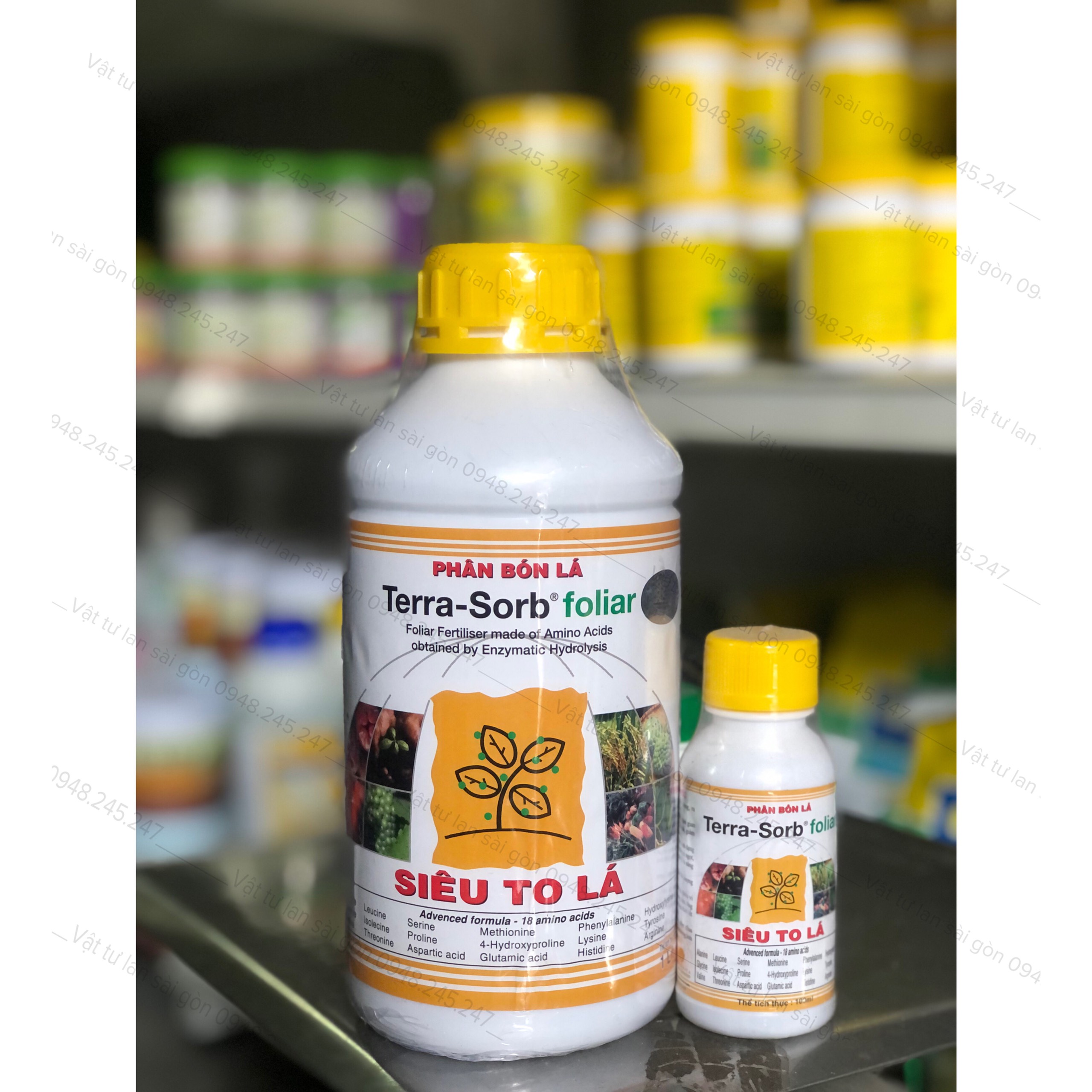 Phân bón lá siêu to lá terra-sorb foliar - chai 1 lít
