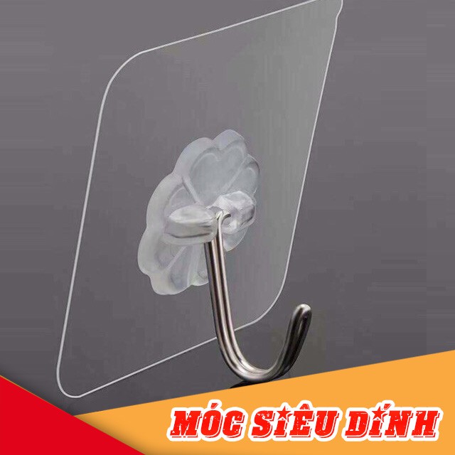 Combo 2 móc dán tường trong suốt