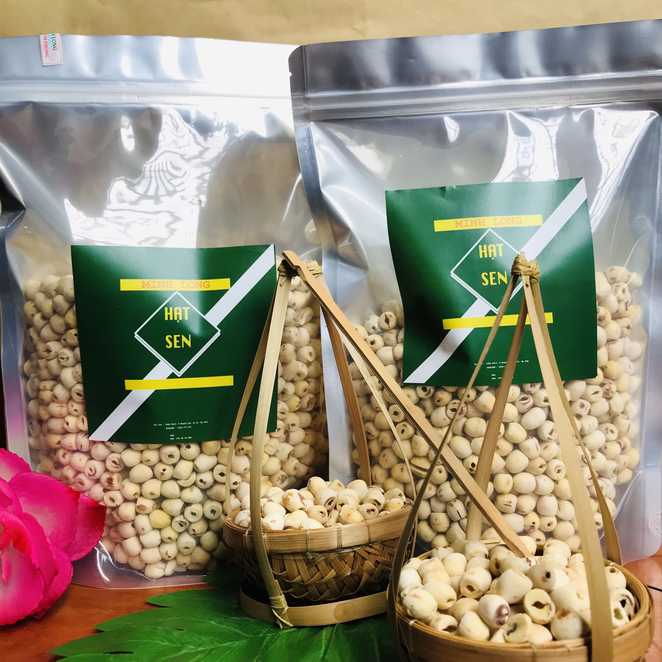 Hạt sen sấy Hưng Yên, hàng ngon hạt to tròn loại 1
