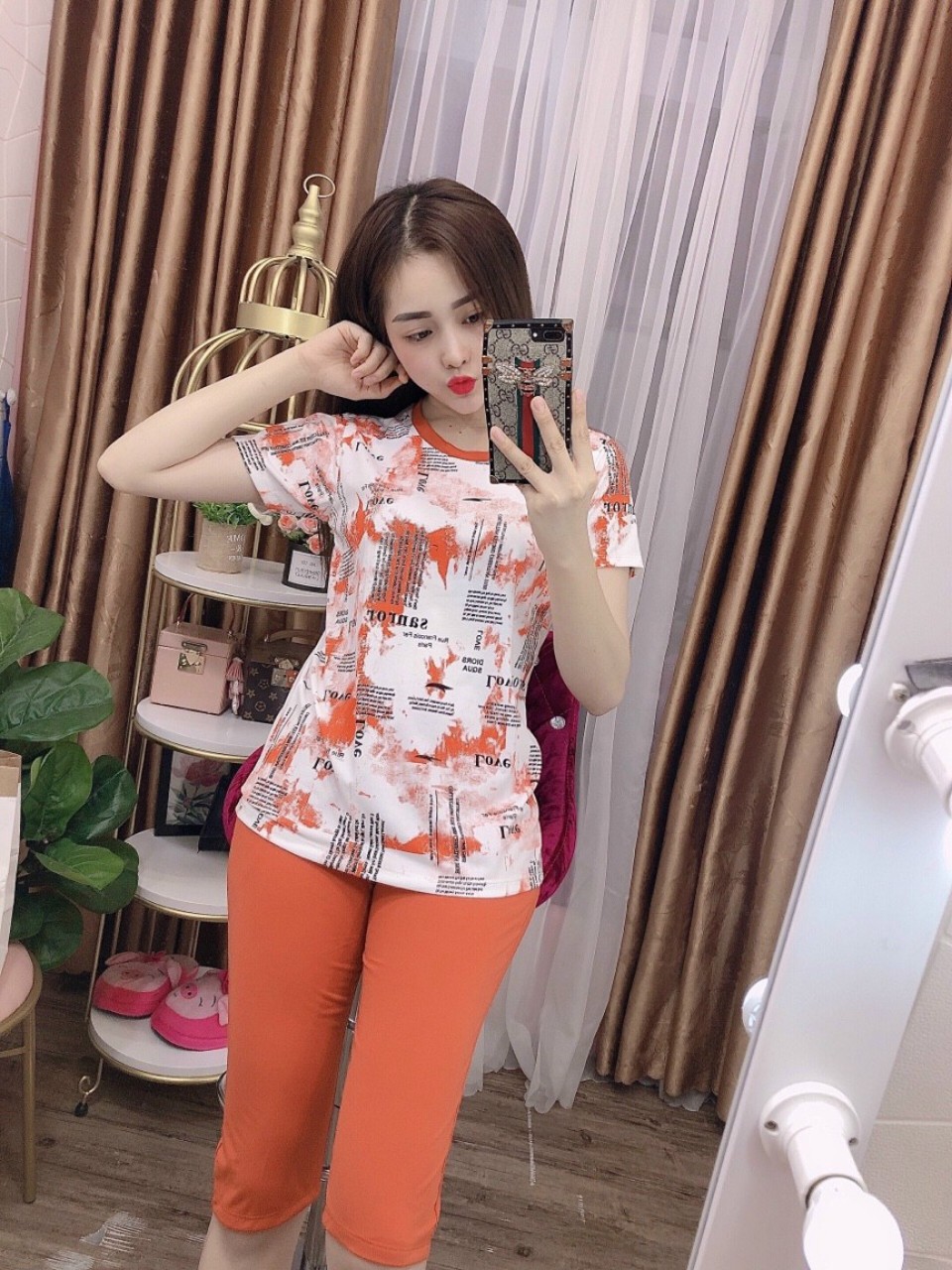 Set bộ lửng ngố họa tiết lạ