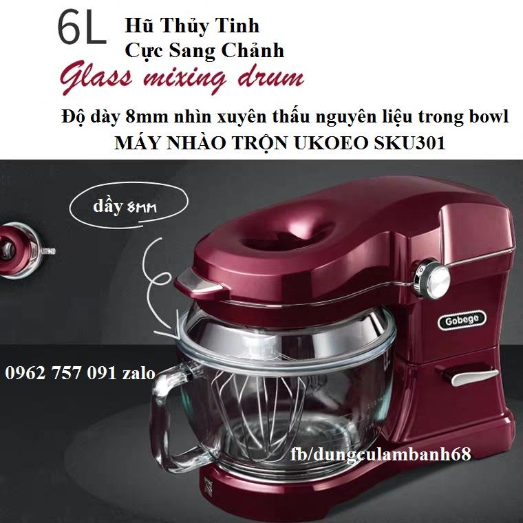 Máy nhào bột đánh trứng Ukoeo 301